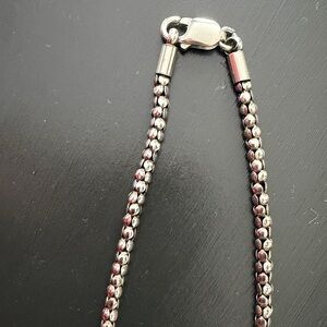 Silpada N1106 Sterling Silver oxidized popcorn Necklace